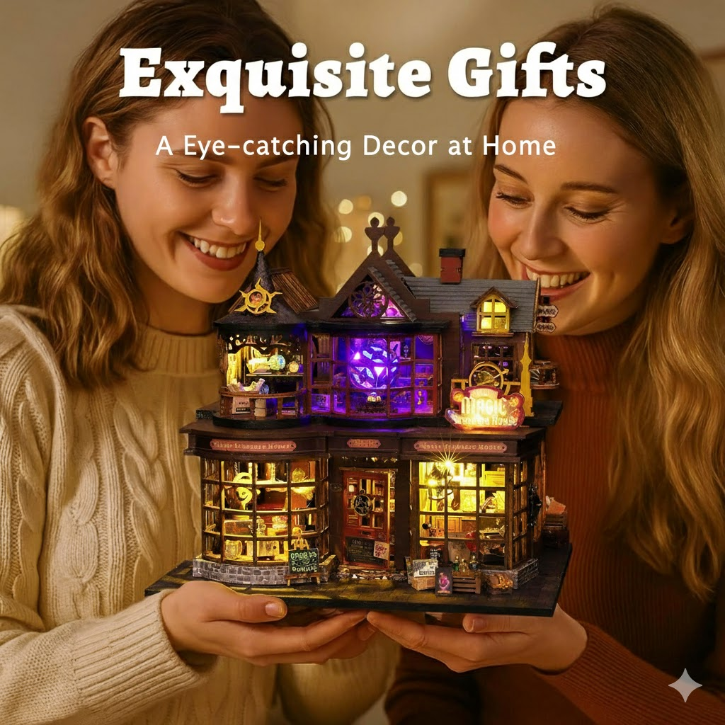 Magic Treasure House DIY Miniature Dollhouse Kit