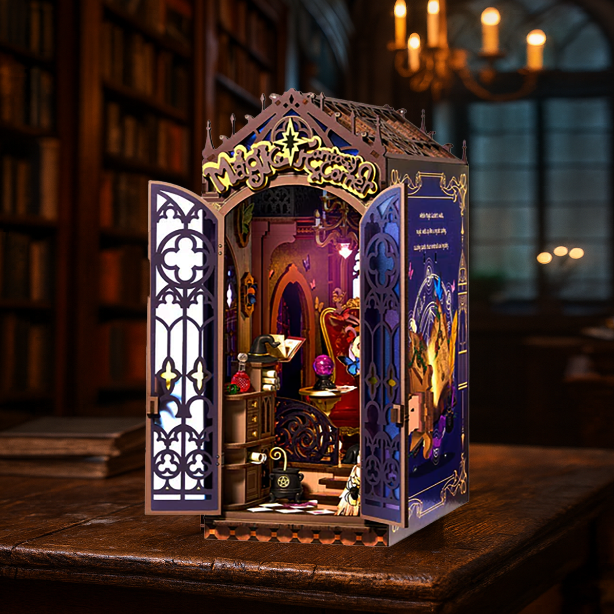 Magic Fantasy Corner – DIY Book Nook Shelf Insert