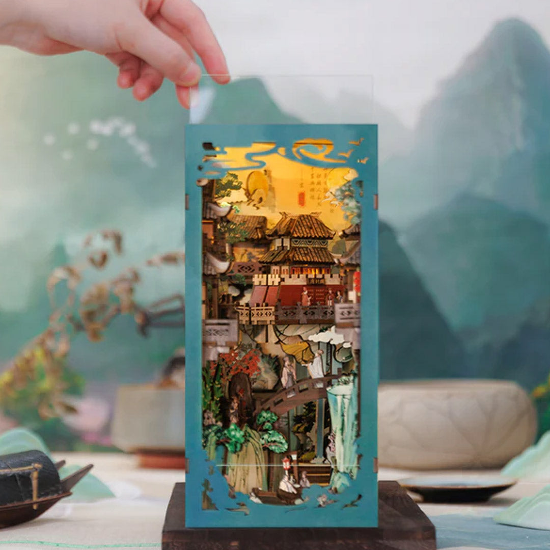 Su Dongpo's Life 3D Puzzle Book Nook Kit