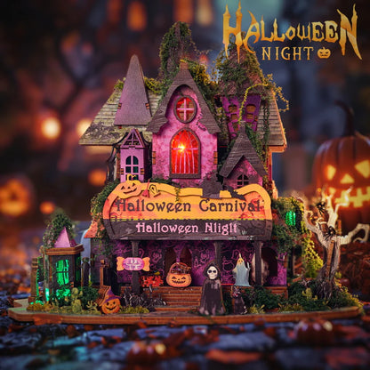 Halloween Night – Mini House book nook Kit