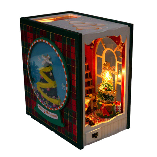 Merry Christmas DIY Book Nook Kit