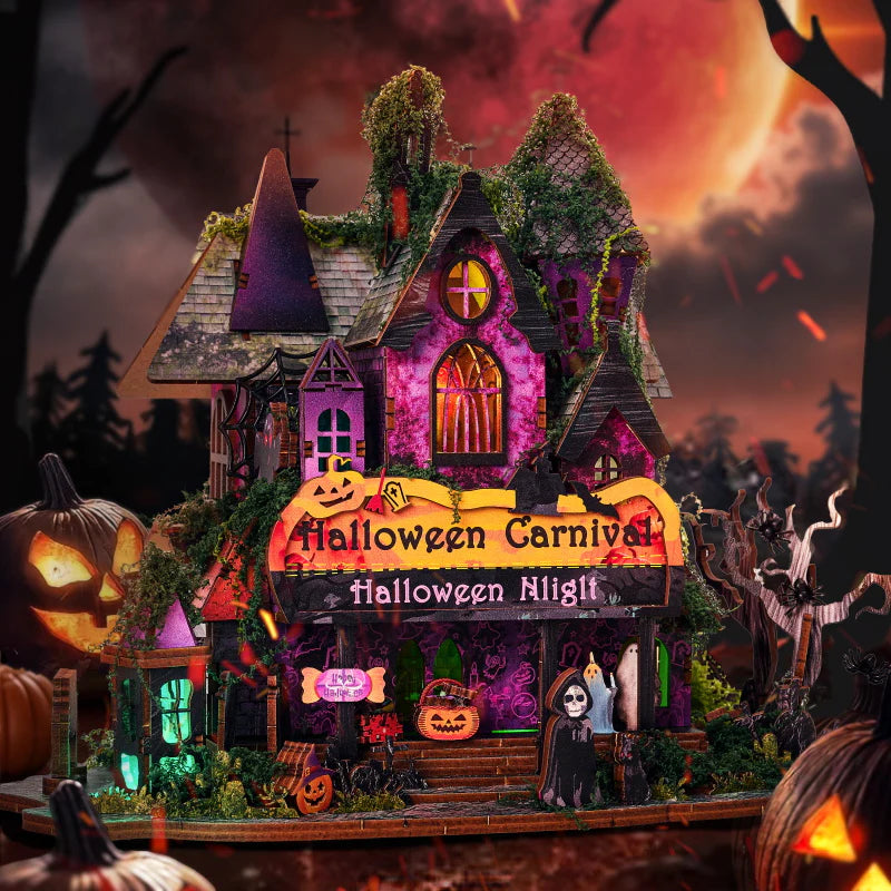 Halloween Night – Mini House book nook Kit