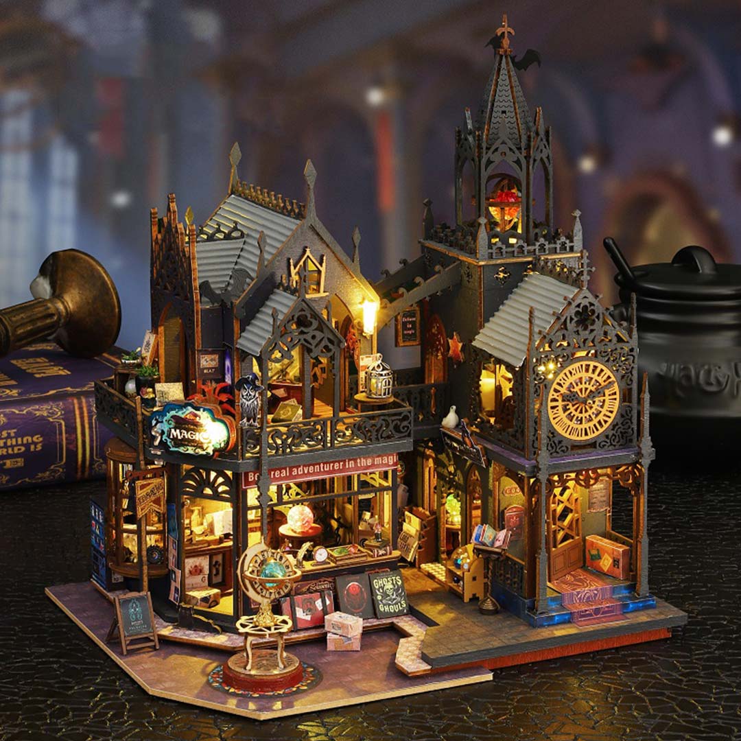 Holo Magic City DIY Miniature Dollhouse Kit – BOOK NOOKS