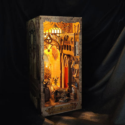 Dragon Castle 3D Wooden Puzzle Book Nook