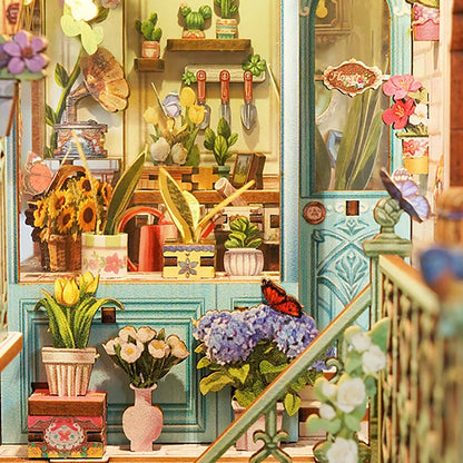 Flower Shop – DIY Book Nook Shelf Insert