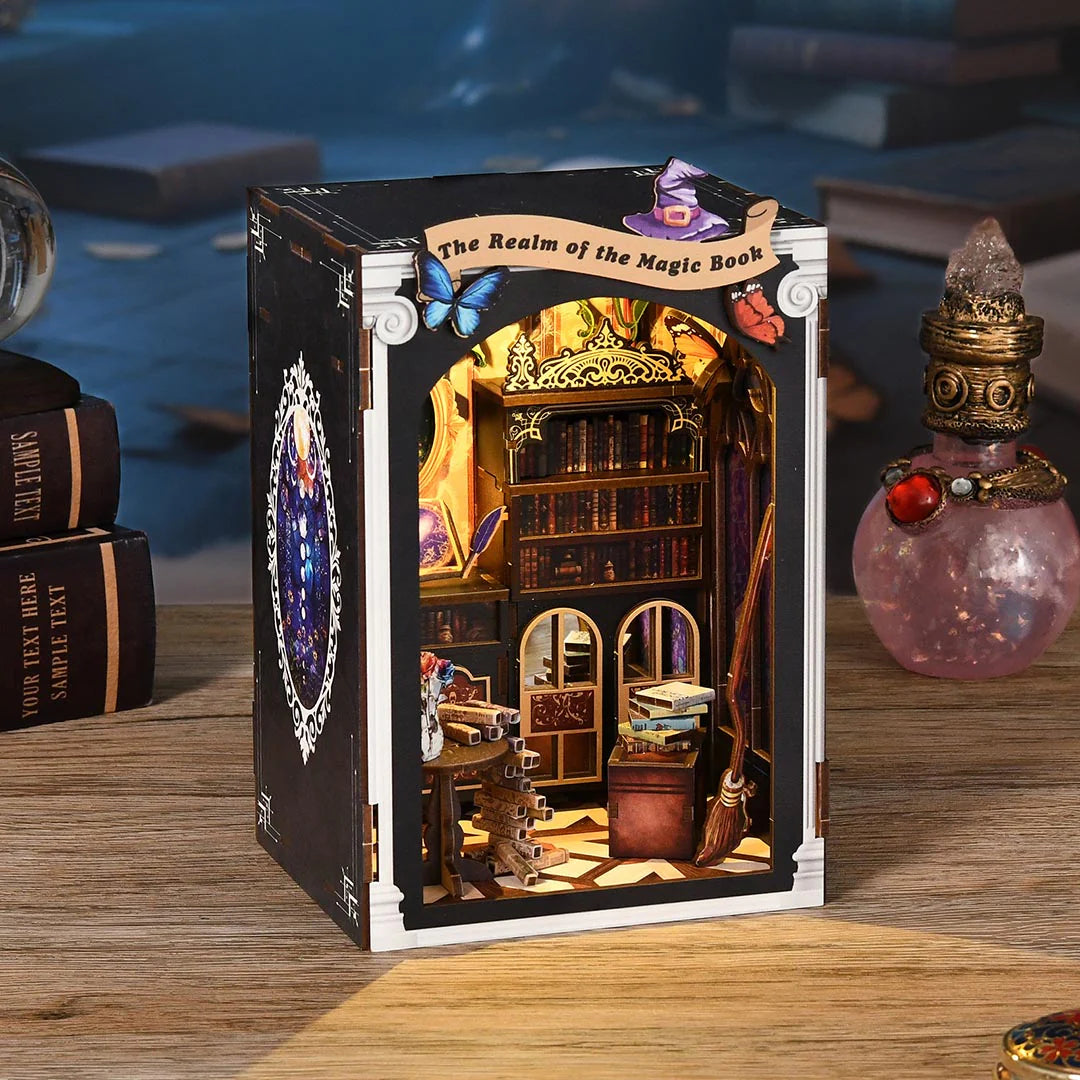 The Realm of the Magic Book – DIY Book Nook Kit