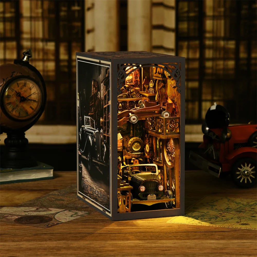 Car Players DIY Wooden Book Nook Kit