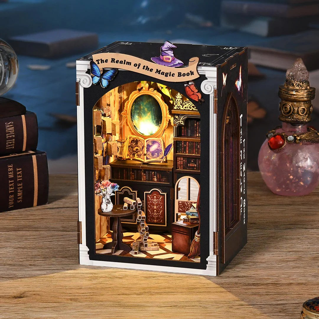 The Realm of the Magic Book – DIY Book Nook Kit