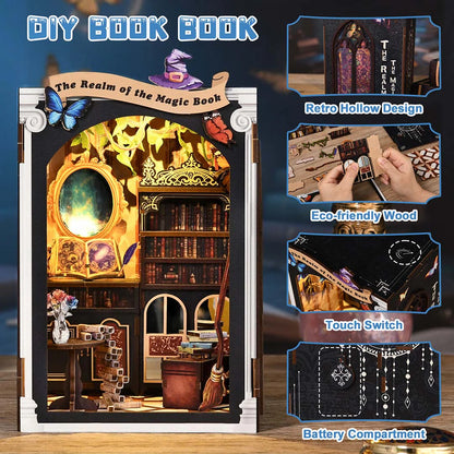 The Realm of the Magic Book – DIY Book Nook Kit