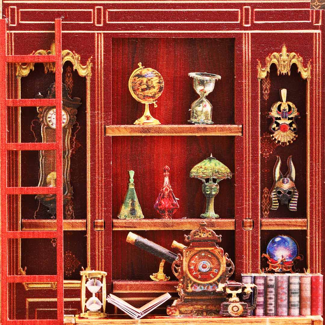 Century Museum – DIY Wooden Book Nook Shelf Insert – BOOK NOOKS