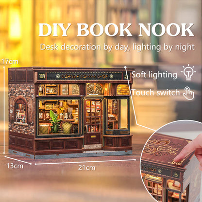 Corner Coffee Shop – DIY Miniature House Kit