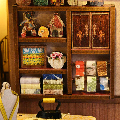 (Sold Out) Sewing Room – DIY Book Nook Shelf Insert