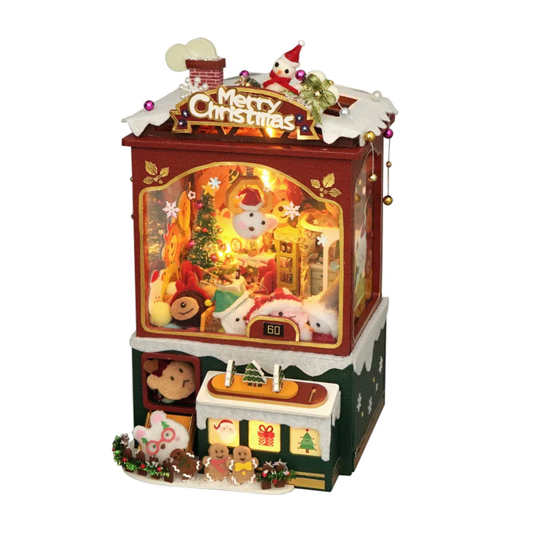 Merry Christmas Claw Machine – DIY Wooden Music Box