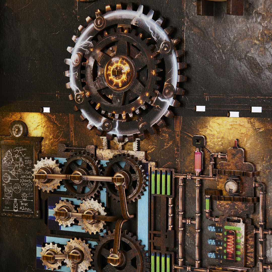 (Sold out) Mad Scientist’s Lab – DIY Wooden Book Nook Kit