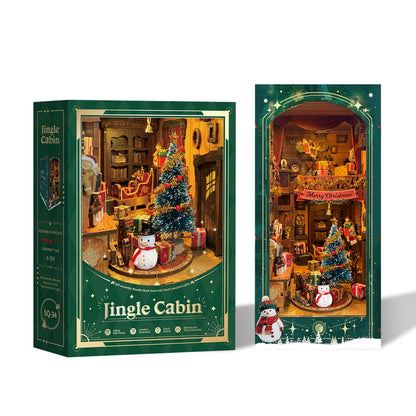 Jingle Cabin DIY Book Nook Bookshelf Insert
