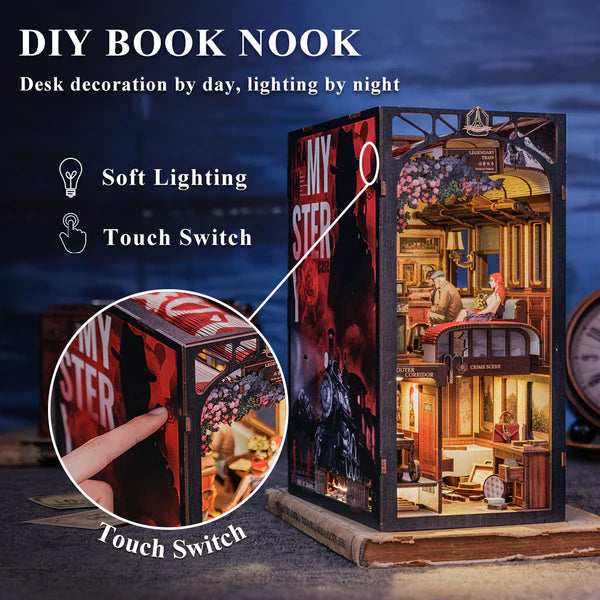 Train Mystery Case – DIY Book Nook Kit