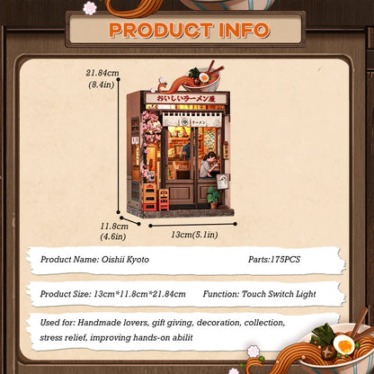 (sold out) Oishii Kyoto – DIY Miniature House Kit