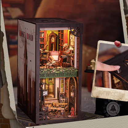 Rose Detective Agency DIY Book Nook Shelf Insert