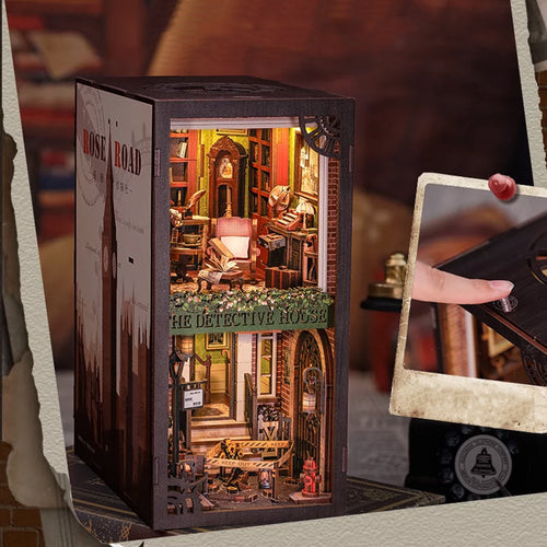 Rose Detective Agency DIY Book Nook Shelf Insert
