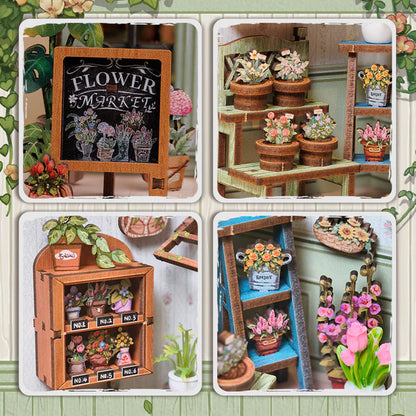 Champs Fleuris – DIY Miniature Book Nook Kit