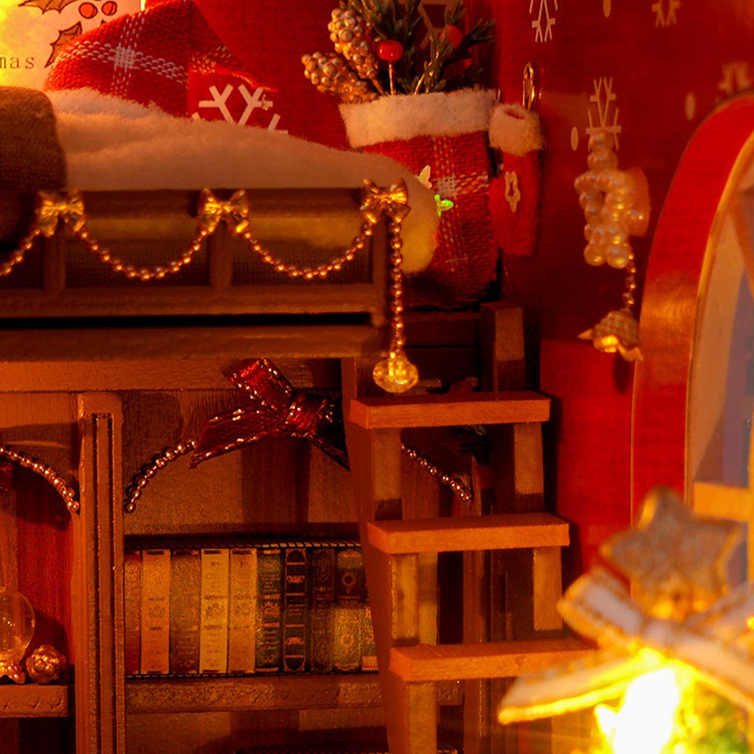 Merry Christmas DIY Book Nook Kit