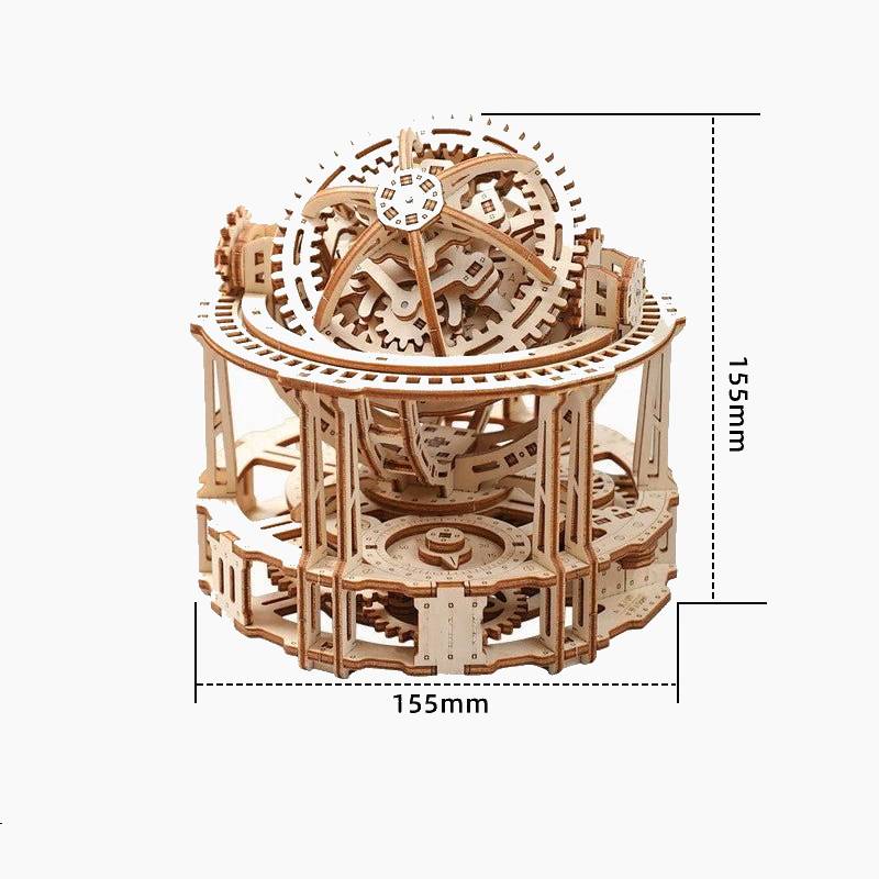 Spherical Tourbillon Chronograph – DIY Mechanical Puzzle
