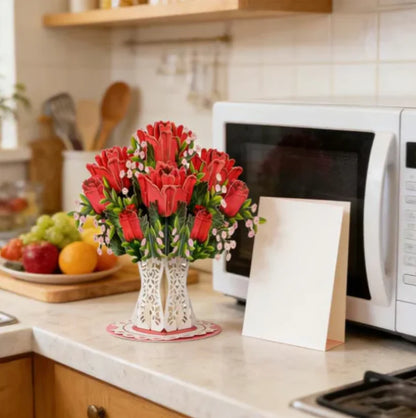 3D Pop-Up Flower Card – A Card That Becomes a Keepsake