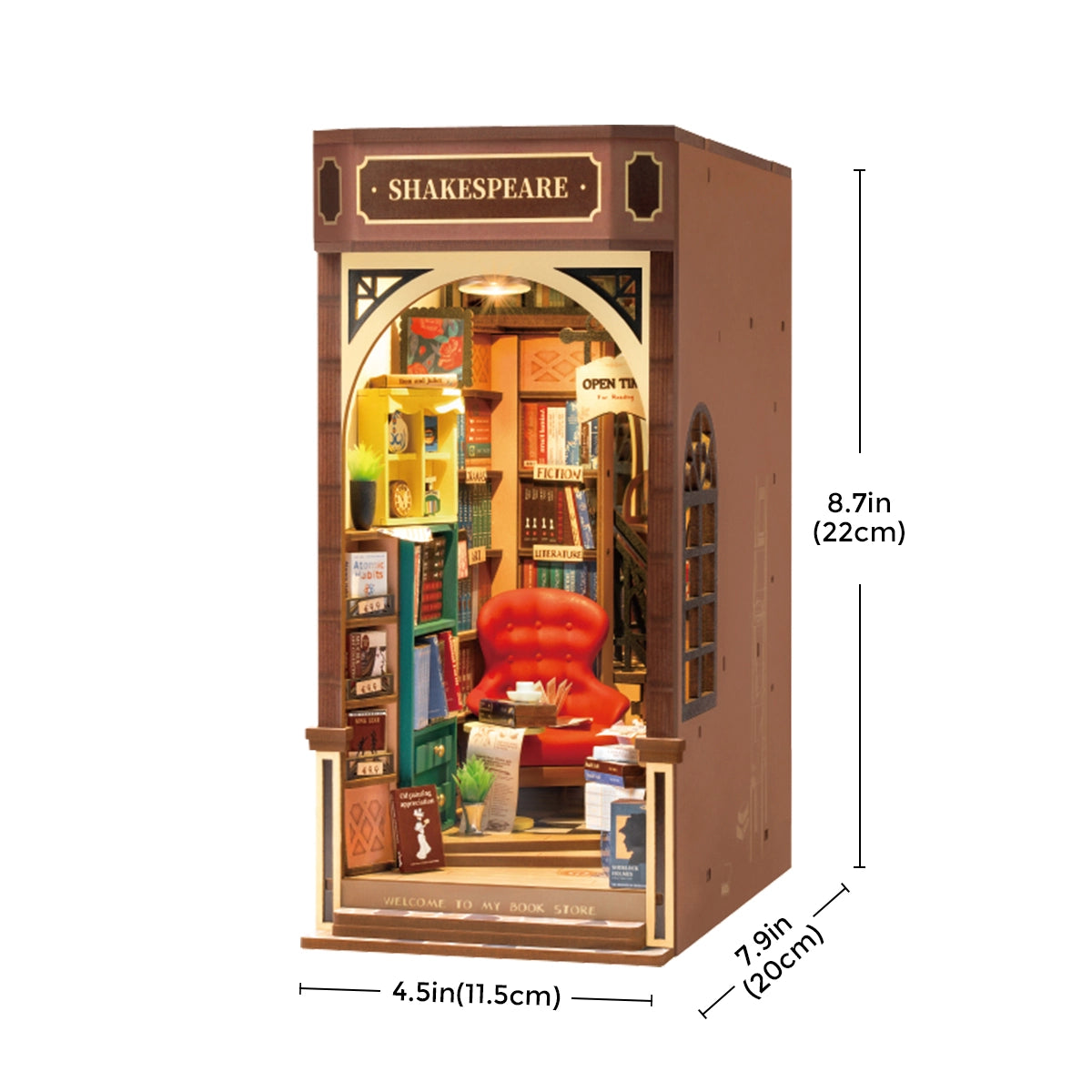 Shakespeare’s Bookstore – DIY Book Nook Kit