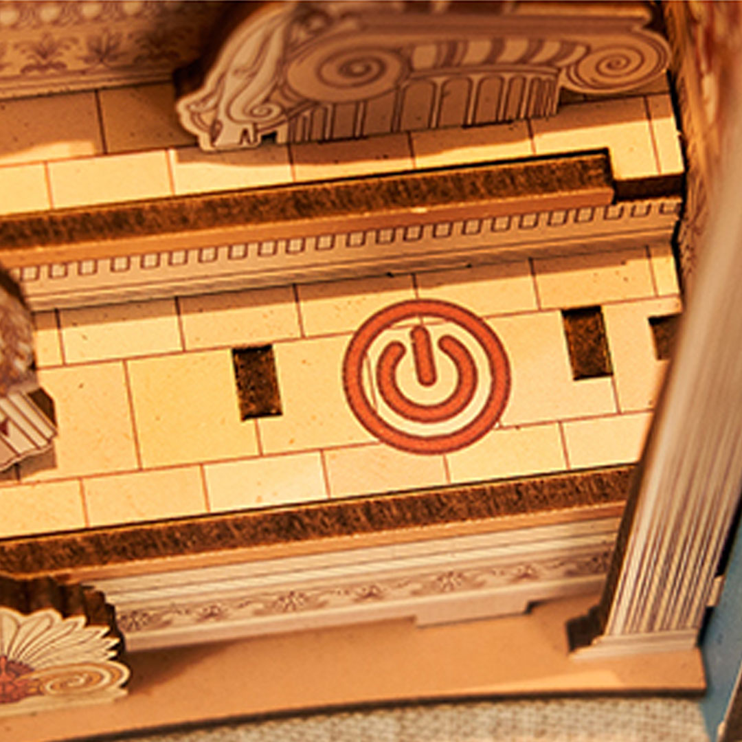 The Legend of the Amazons Wooden Book Nook