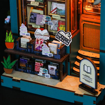 Soul Bookstore DIY Book Nook Shelf Insert