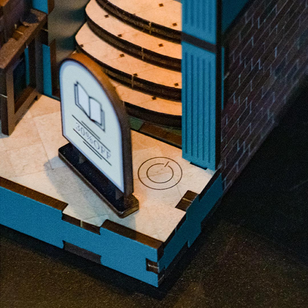 Soul Bookstore DIY Book Nook Shelf Insert