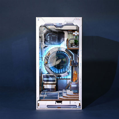 Sci-Fi Alien Hub Wooden Puzzle Book Nook Kit