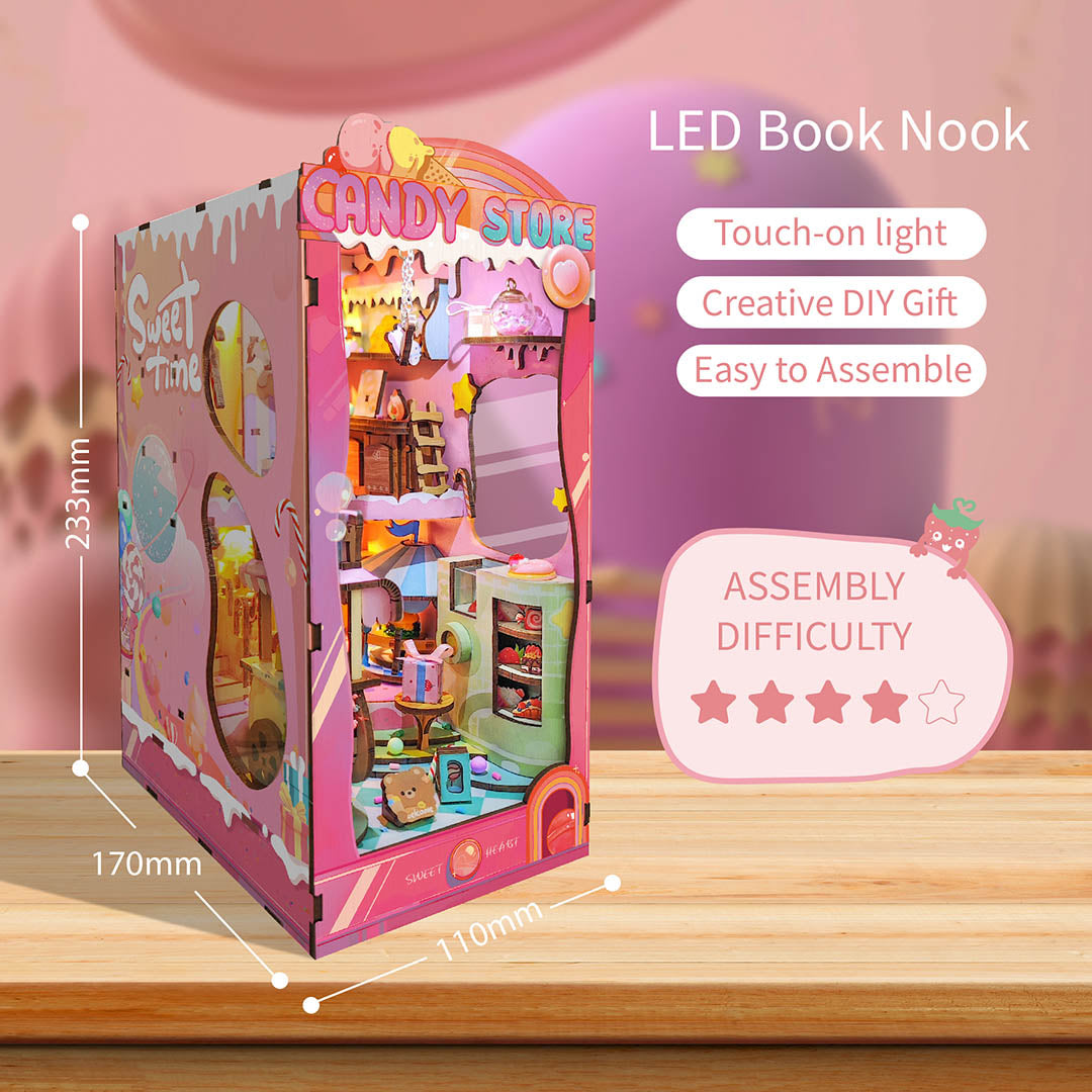 Candy Store DIY Wooden Book Nook
