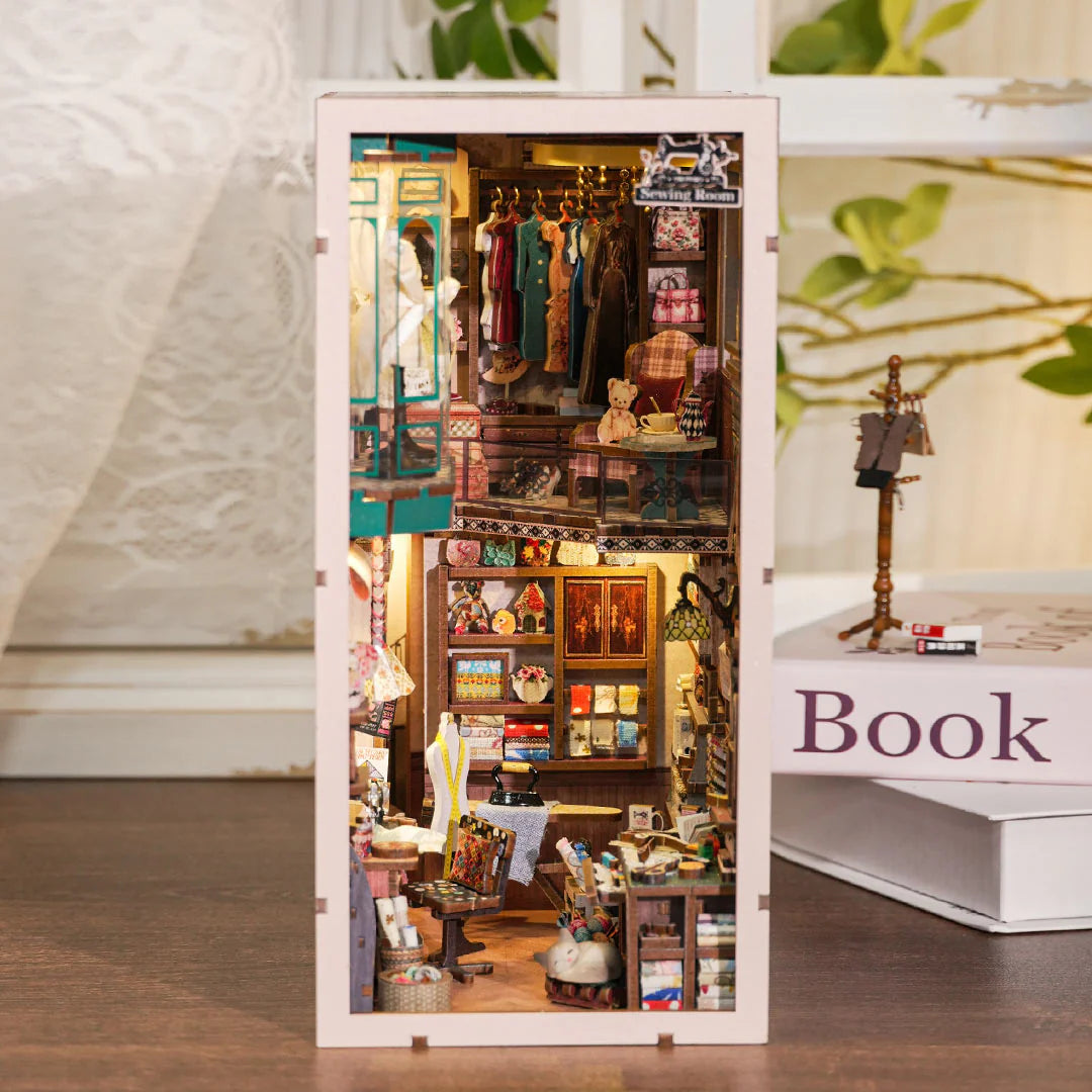 (Sold Out) Sewing Room – DIY Book Nook Shelf Insert