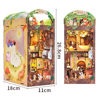 Mole's Apartment DIY Book Nook Bookshelf Insert
