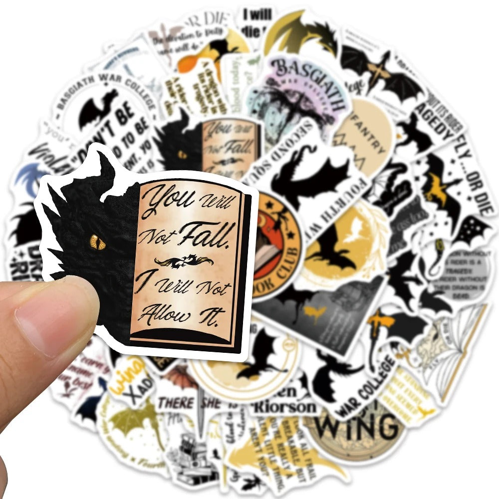 warrior Wing Dragon Rider Vinyl Sticker Pack