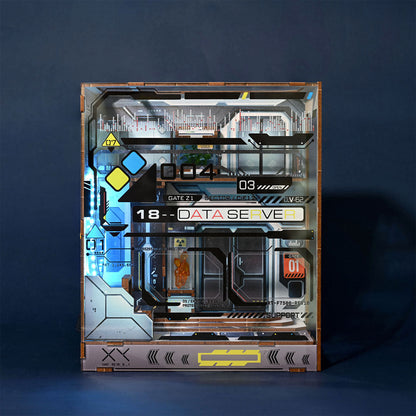 Sci-Fi Alien Hub Wooden Puzzle Book Nook Kit