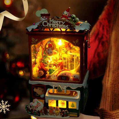 Merry Christmas Claw Machine – DIY Wooden Music Box