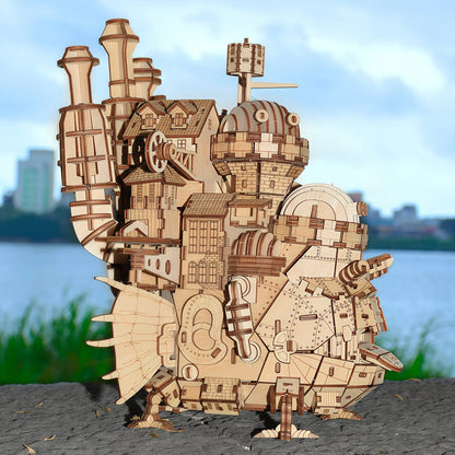 Hal’s Moving Castle – 3D Wooden Puzzle Kit