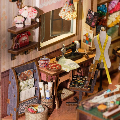 (Sold Out) Sewing Room – DIY Book Nook Shelf Insert