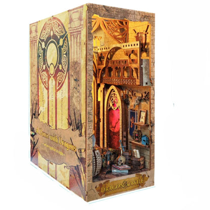 Dragon Castle 3D Wooden Puzzle Book Nook