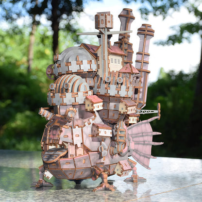 Hal’s Moving Castle – 3D Wooden Puzzle Kit