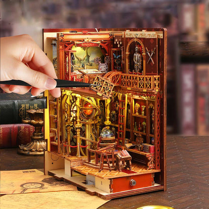 Century Museum – DIY Wooden Book Nook Shelf Insert