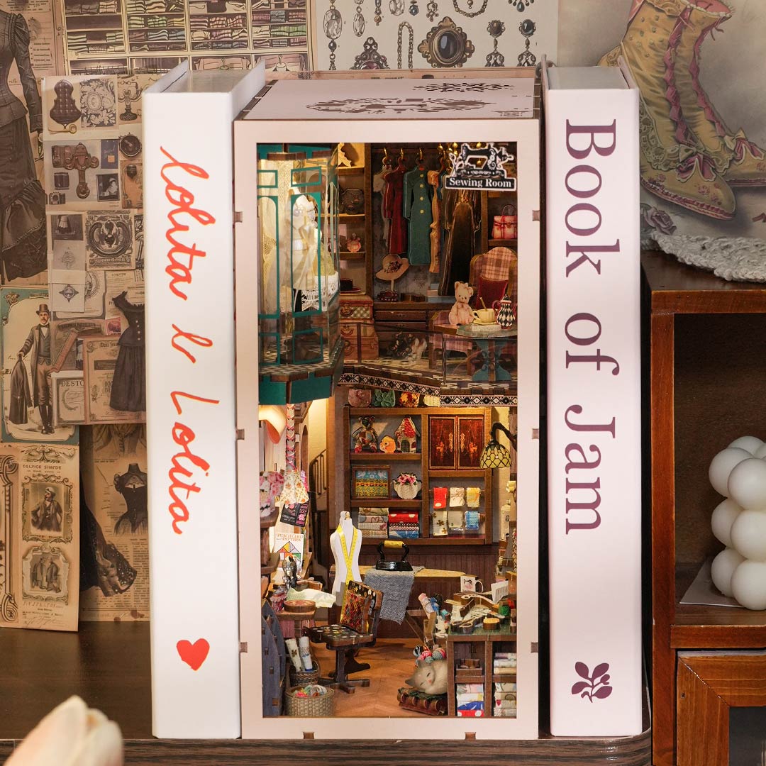 (Sold Out) Sewing Room – DIY Book Nook Shelf Insert