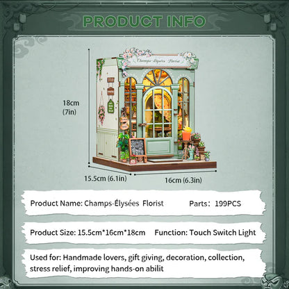 Champs Fleuris – DIY Miniature Book Nook Kit