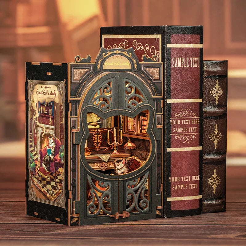 Count Cat’s Study – DIY Book Nook Kit