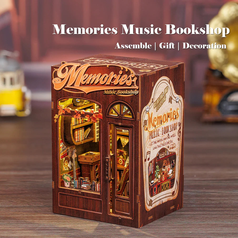Memories Music Bookshop – DIY Book Nook Kit