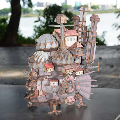 Hal’s Moving Castle – 3D Wooden Puzzle Kit