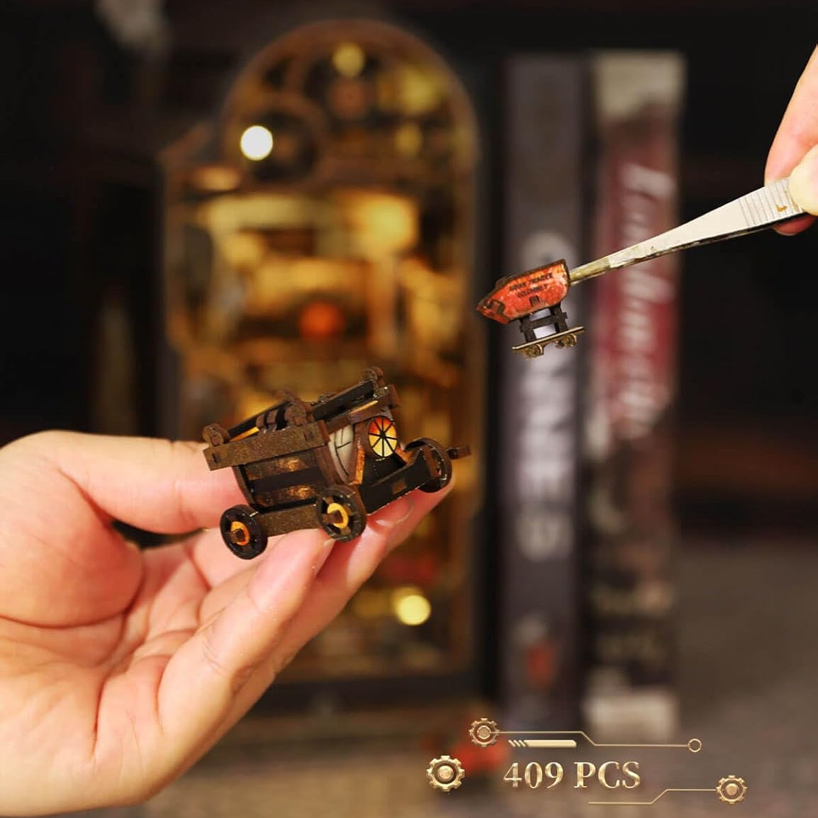 Steampunk World – DIY Book Nook Kit