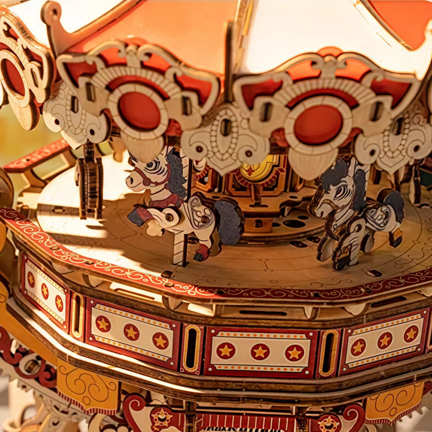 Wooden Assembly Ferris Wheel – DIY 3D Wooden Puzzle Kit